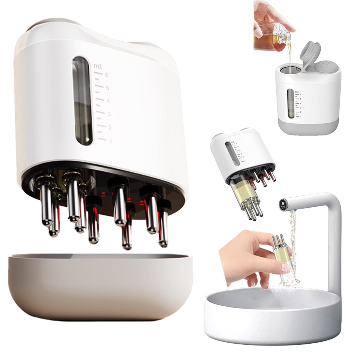 Vibrantify Microcurrent & Red-Light Scalp Oil Applicator